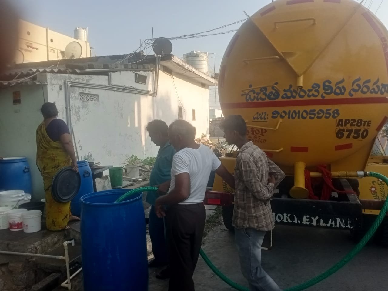 Water tanker service